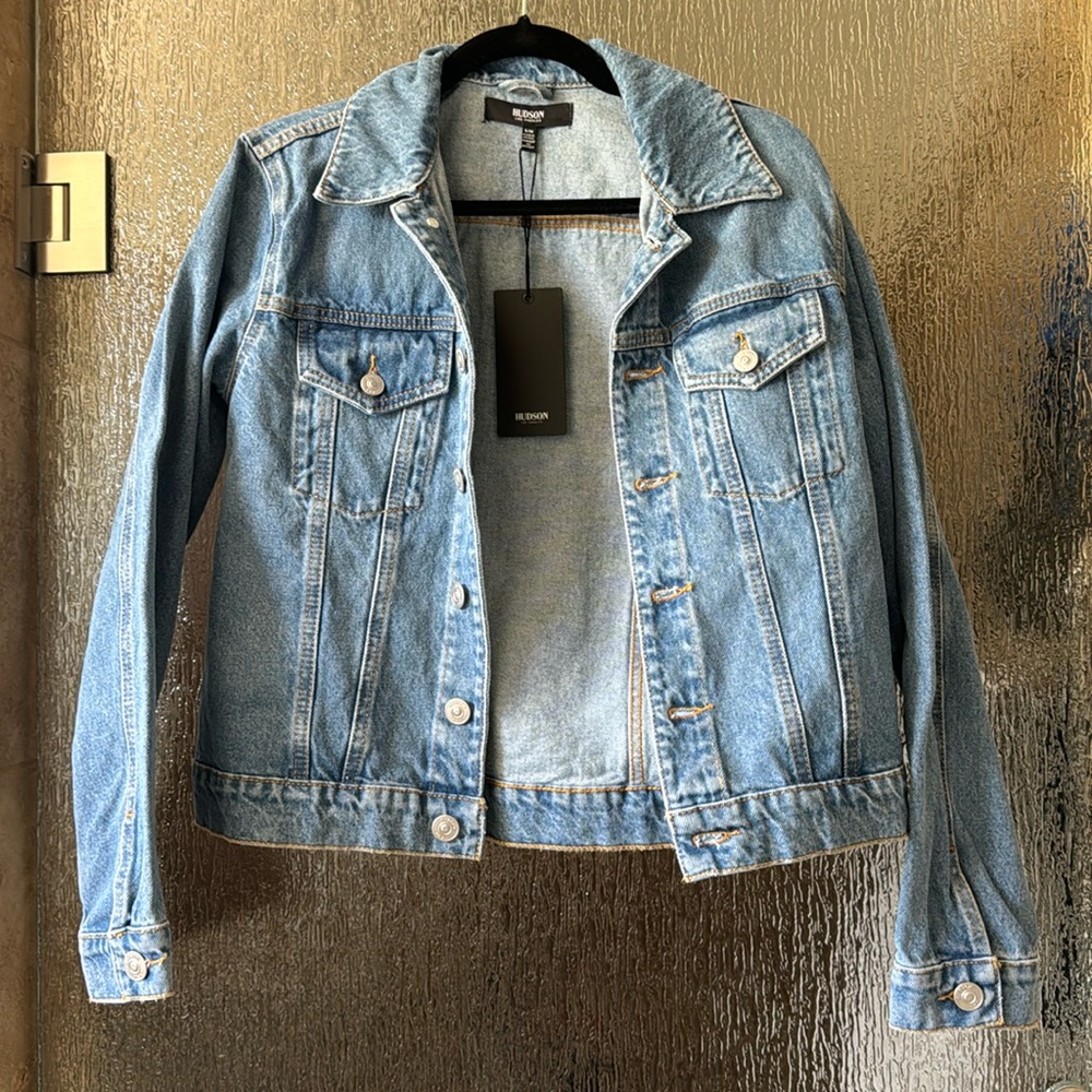 Hudson Cropped Denim Jacket